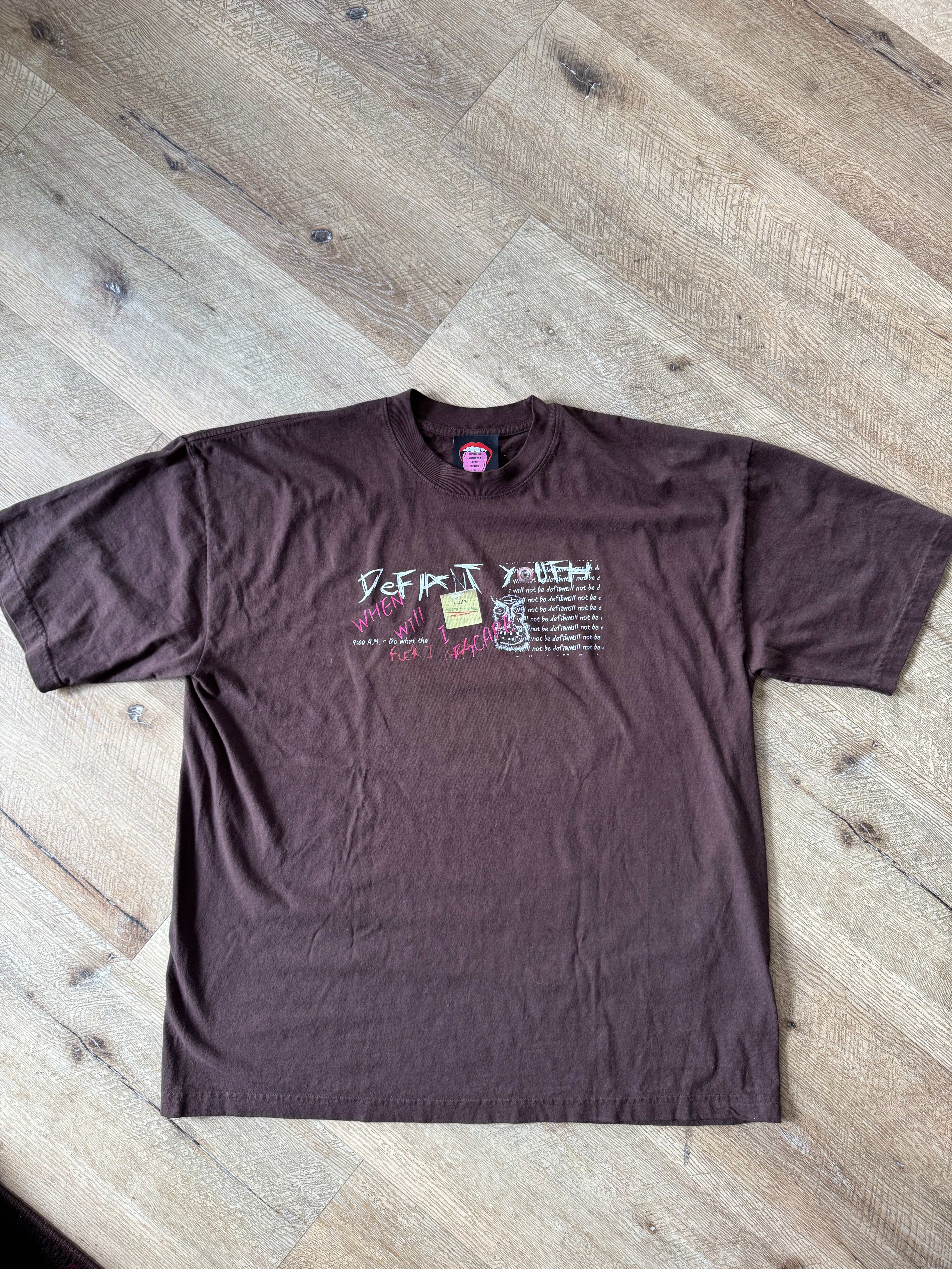 brown psycho tee