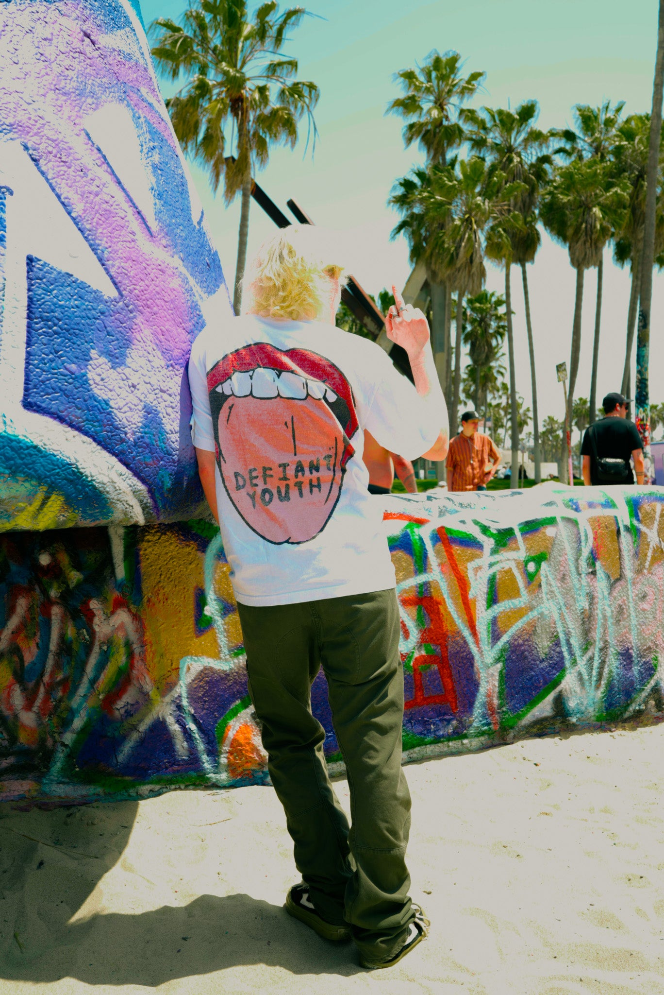 tongue tee (white)