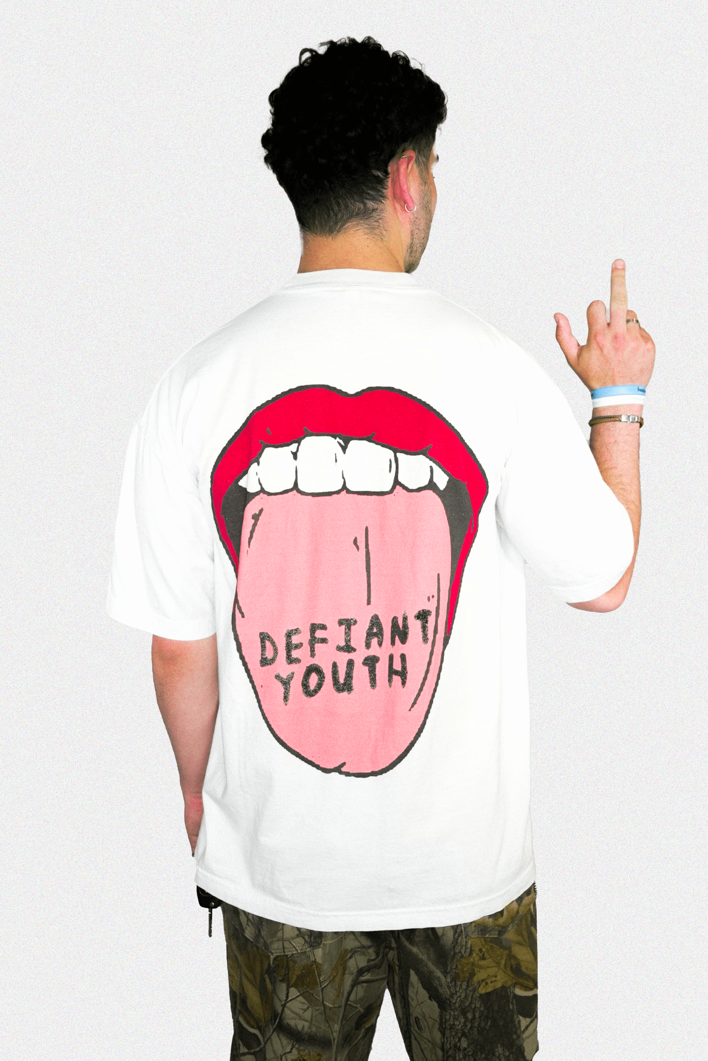 tongue tee (white)