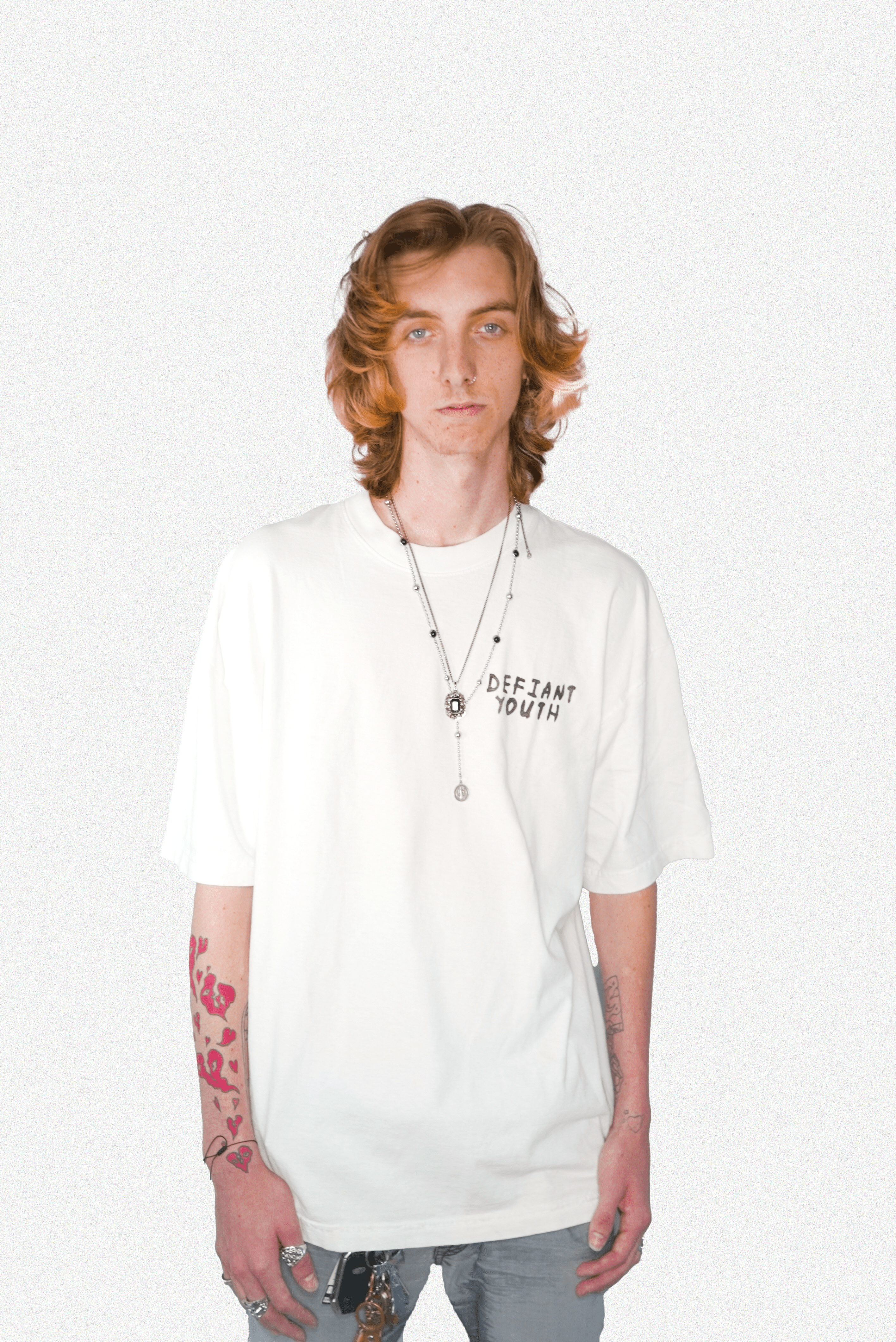 tongue tee (white)