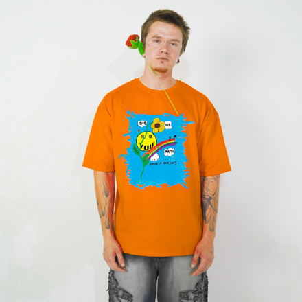 orange save the youth tee