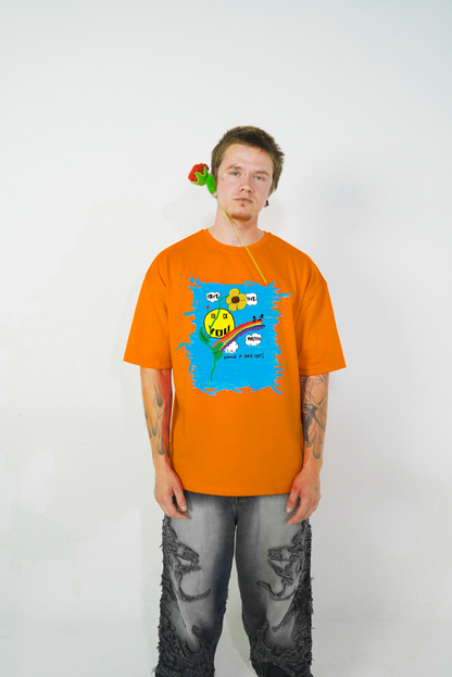 orange save the youth tee