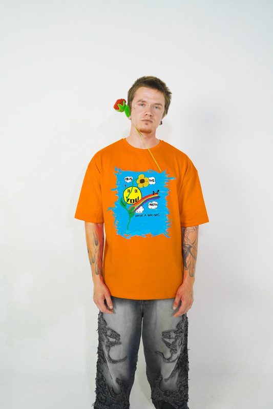 orange save the youth tee