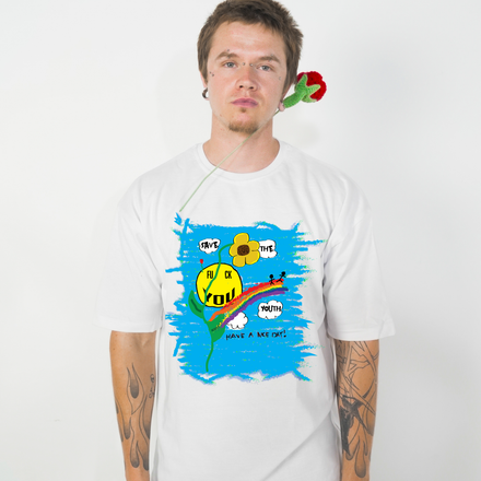 white save the youth tee